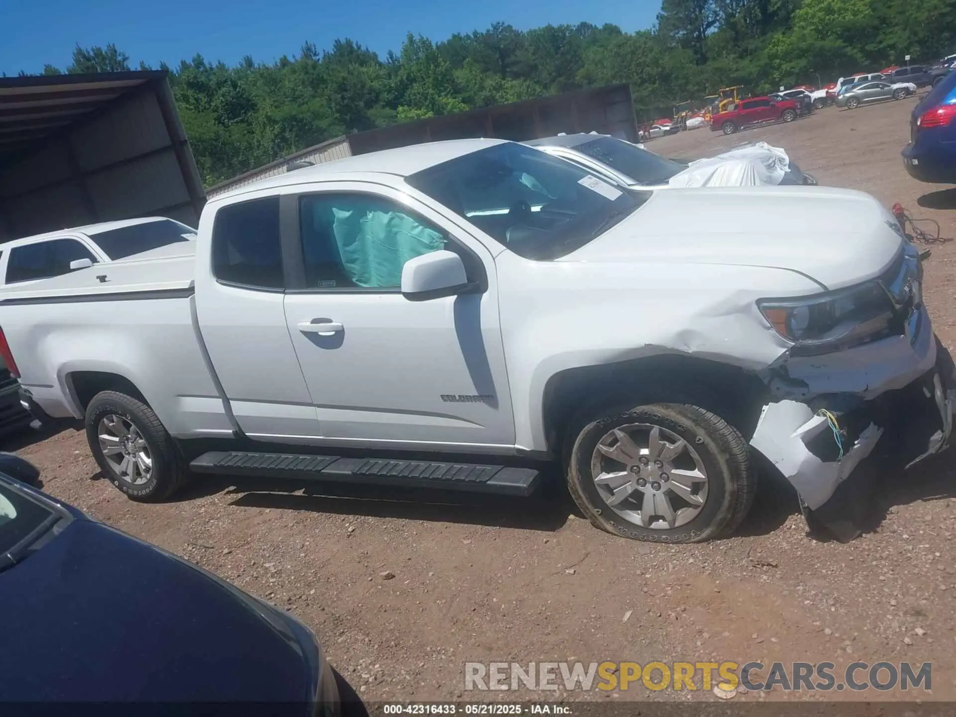 13 fotografías del automóvil dañado 1GCHSCEA6L1164528 CHEVROLET COLORADO 2020