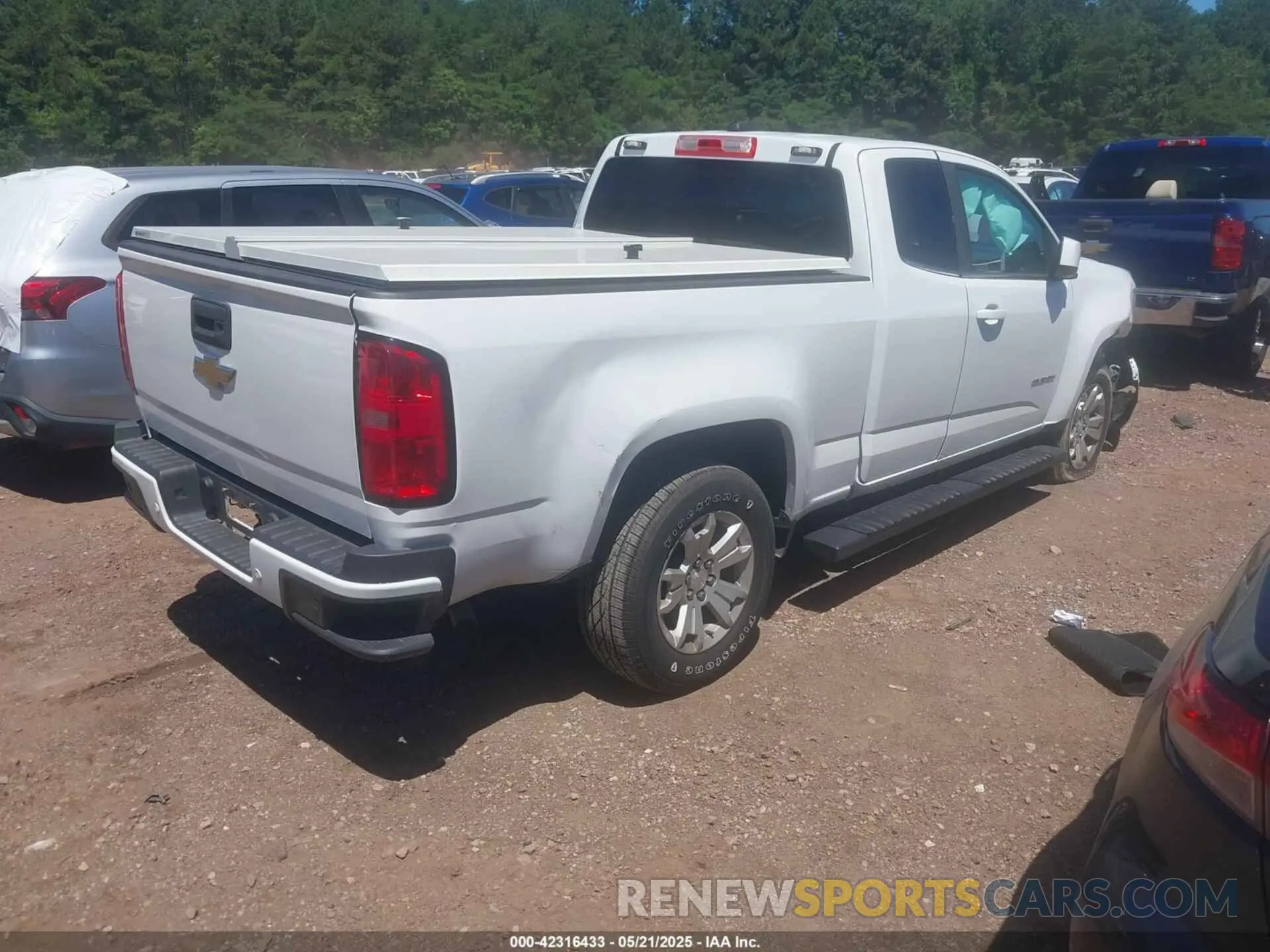 4 fotografías del automóvil dañado 1GCHSCEA6L1164528 CHEVROLET COLORADO 2020