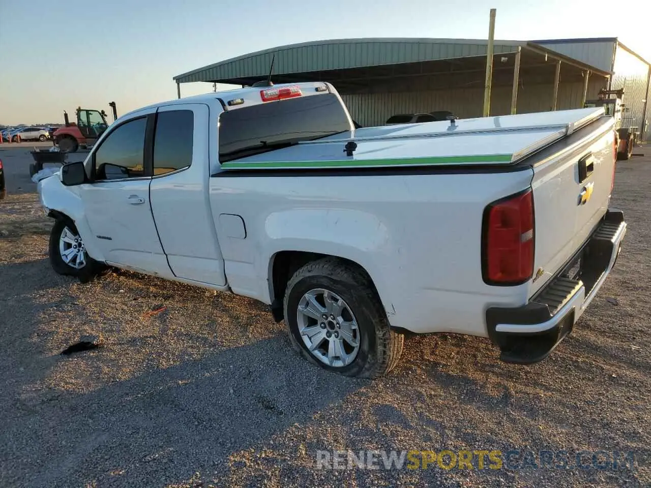 2 fotografías del automóvil dañado 1GCHSCEA7L1174758 CHEVROLET COLORADO 2020
