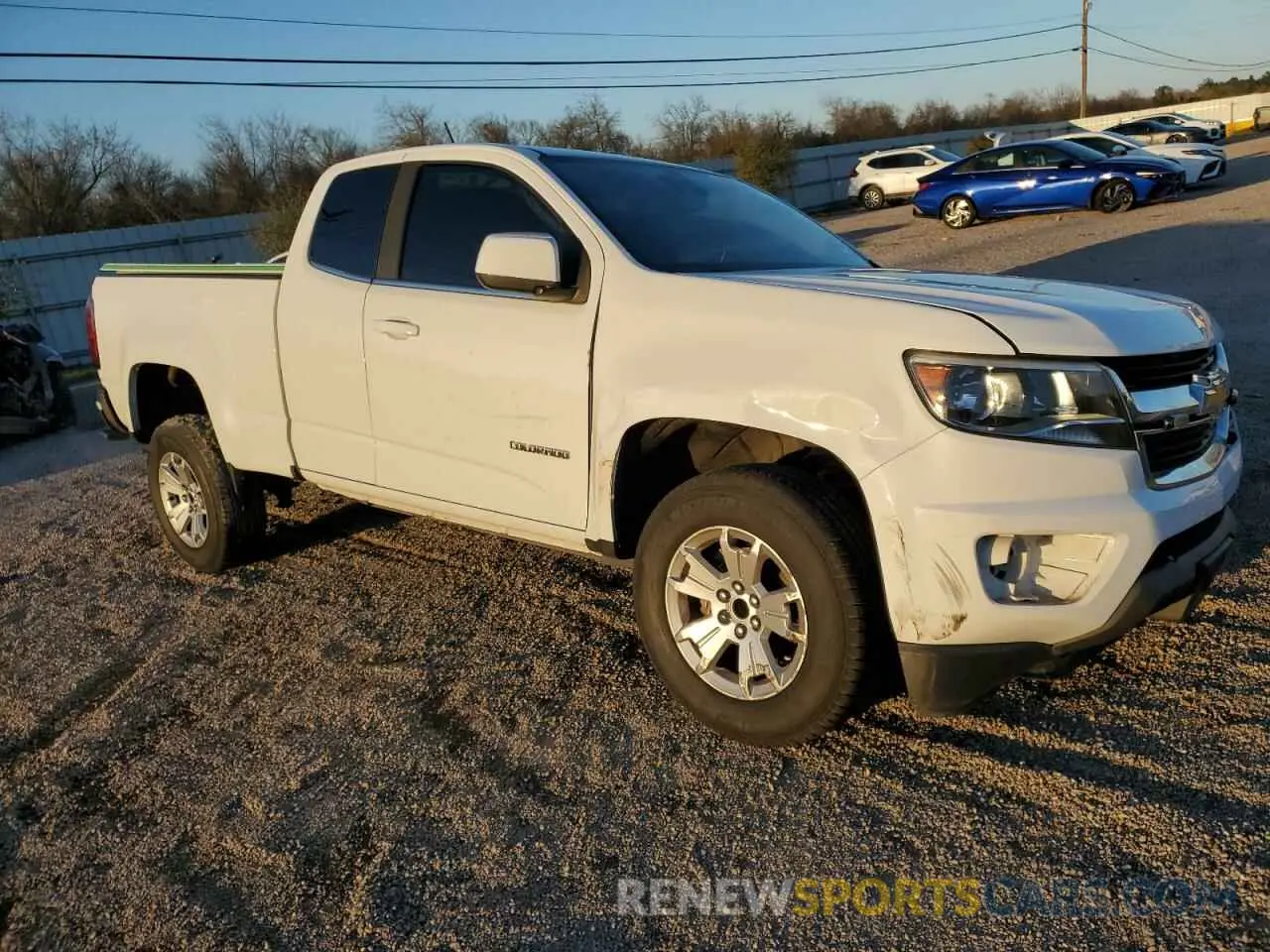 4 fotografías del automóvil dañado 1GCHSCEA7L1174758 CHEVROLET COLORADO 2020