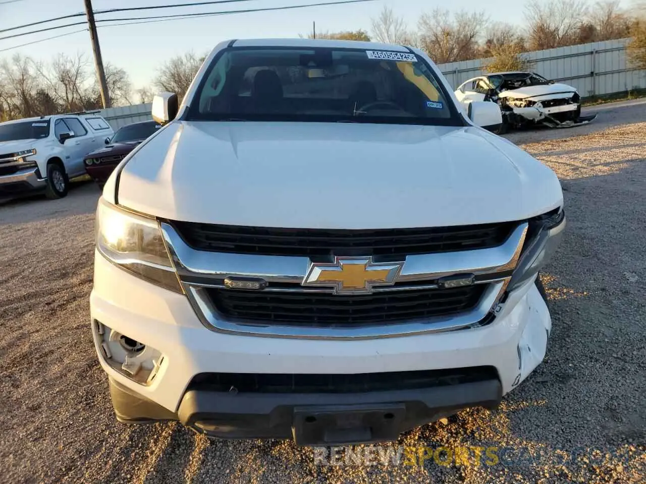 5 fotografías del automóvil dañado 1GCHSCEA7L1174758 CHEVROLET COLORADO 2020