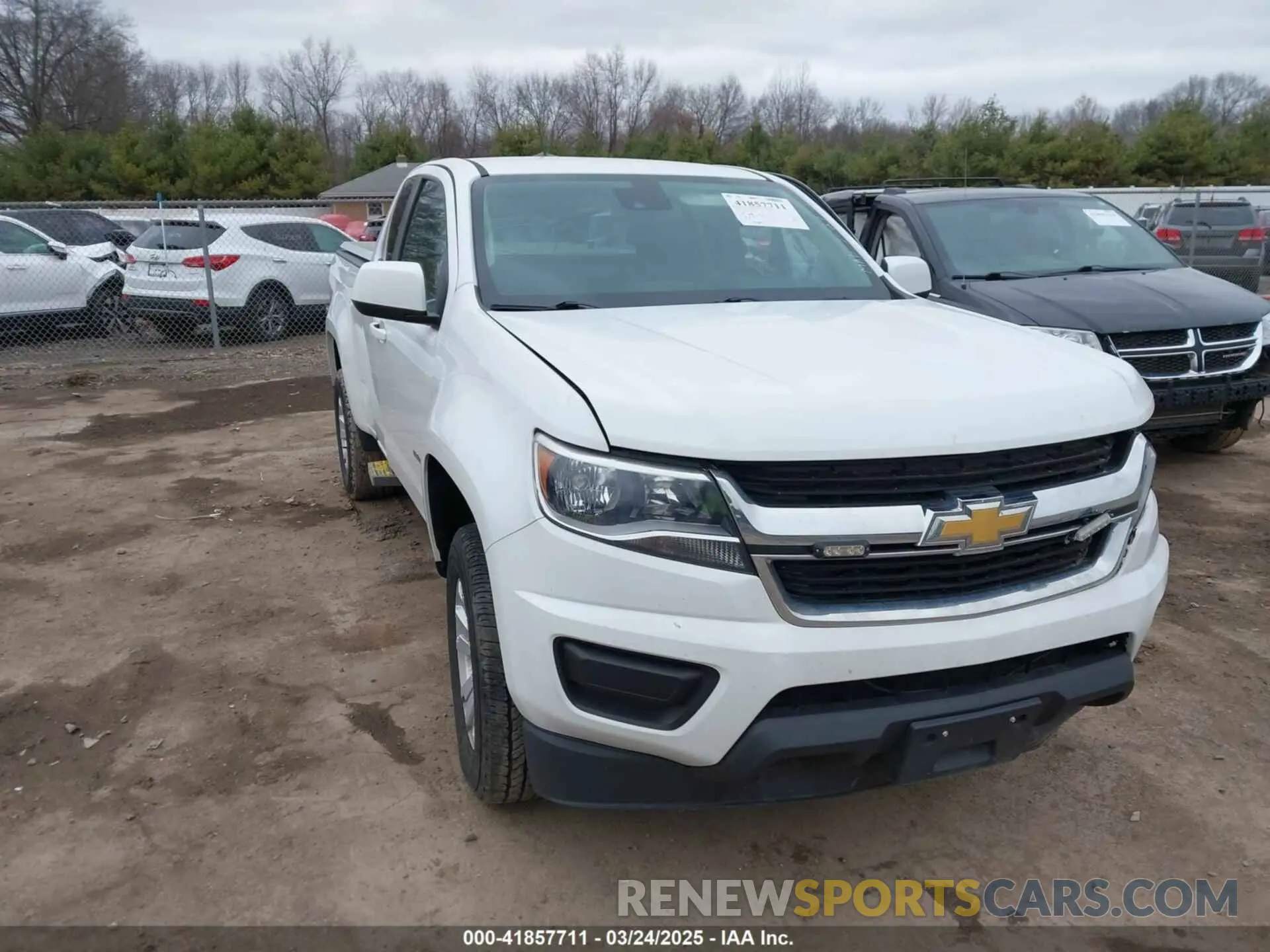 1 fotografías del automóvil dañado 1GCHSCEAXL1160305 CHEVROLET COLORADO 2020