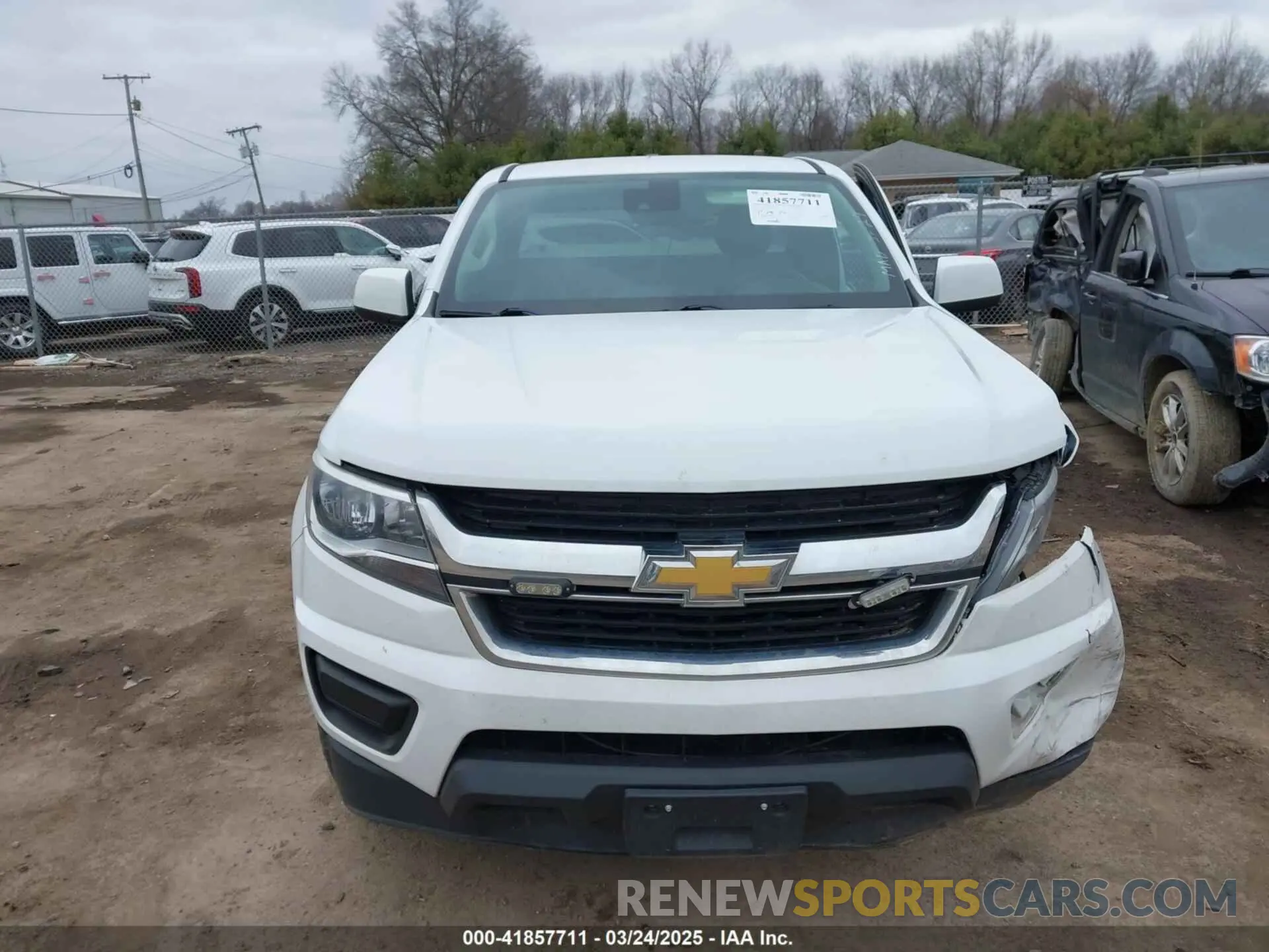 11 fotografías del automóvil dañado 1GCHSCEAXL1160305 CHEVROLET COLORADO 2020