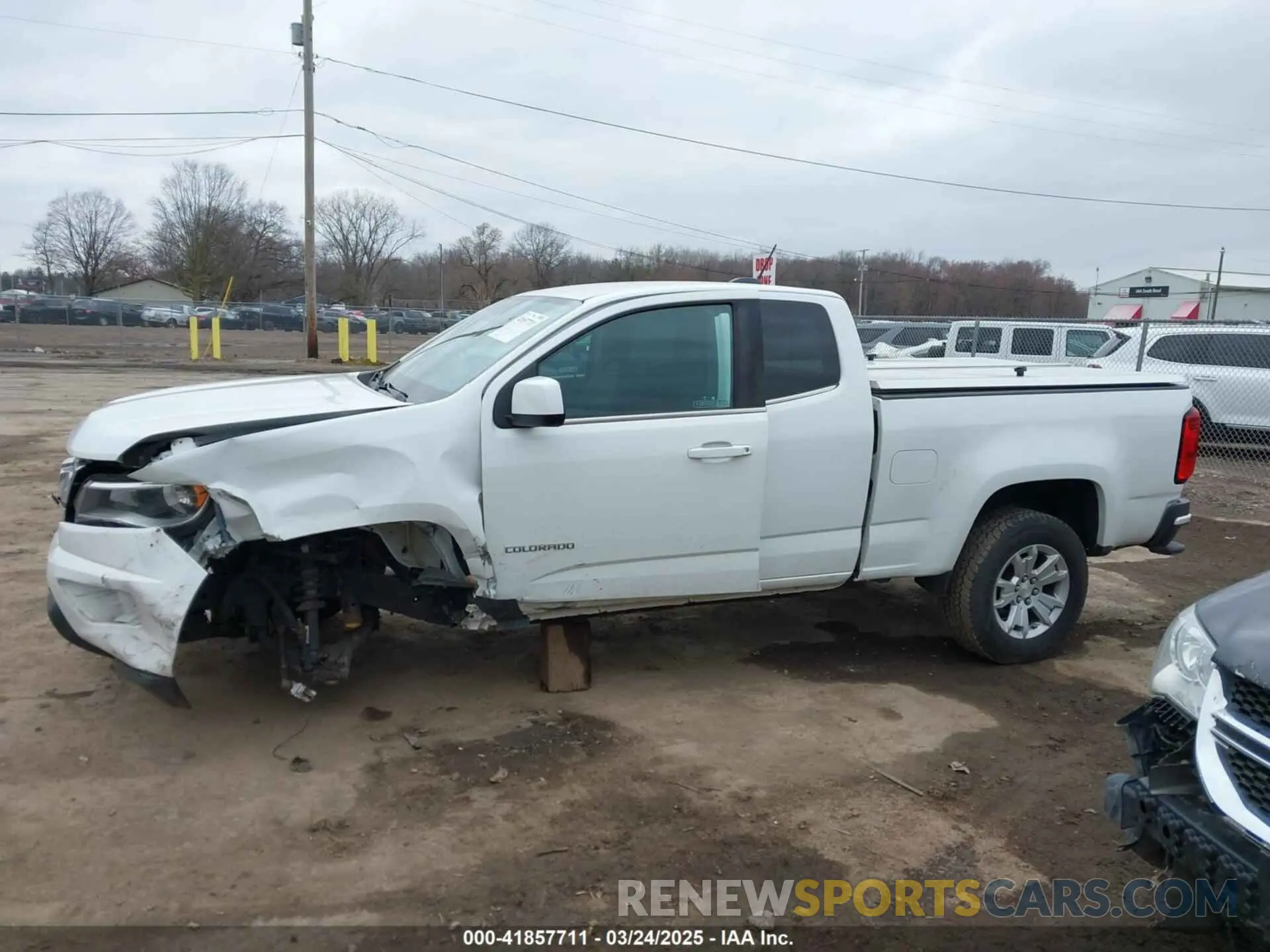 13 fotografías del automóvil dañado 1GCHSCEAXL1160305 CHEVROLET COLORADO 2020
