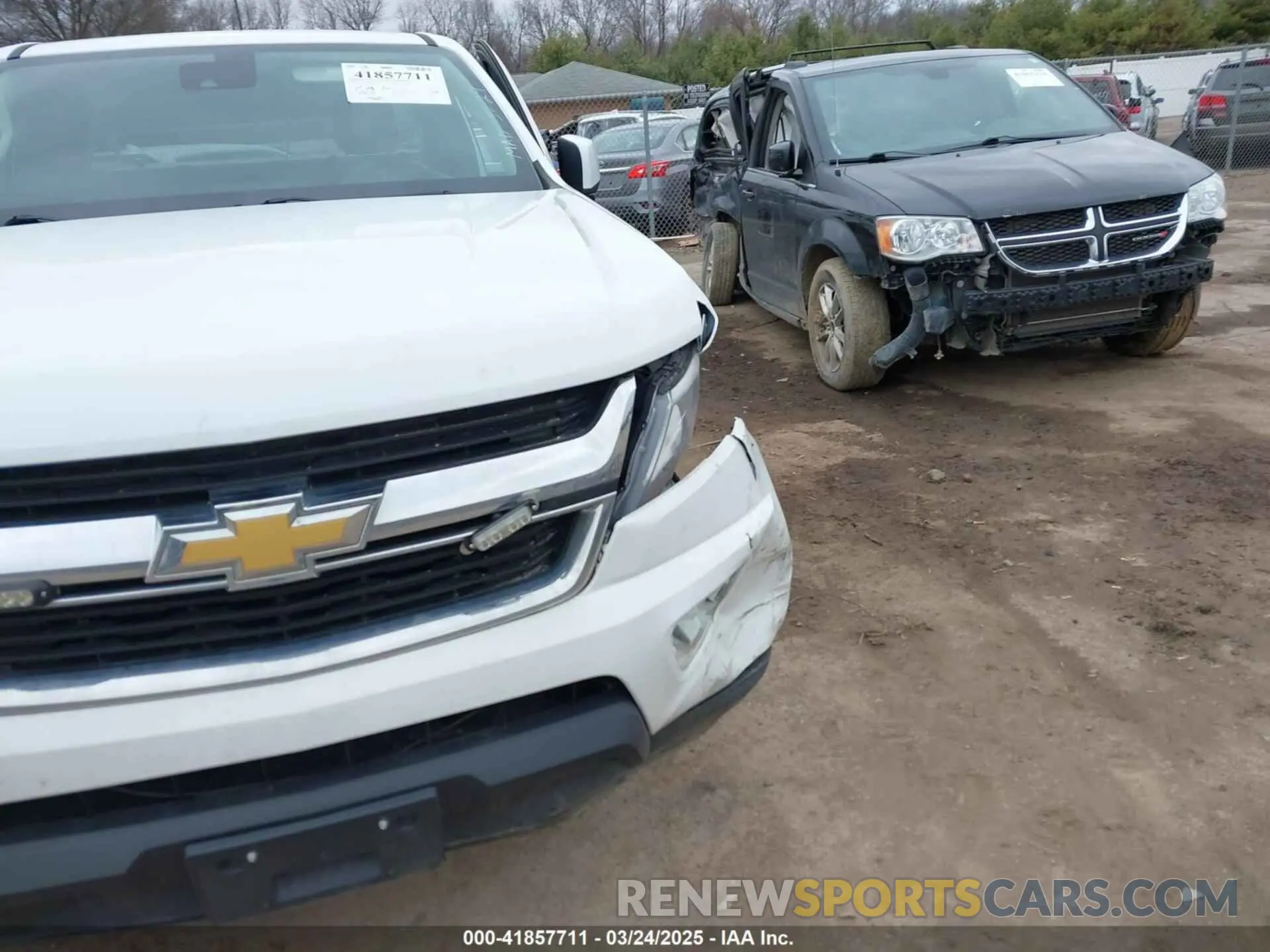 6 fotografías del automóvil dañado 1GCHSCEAXL1160305 CHEVROLET COLORADO 2020
