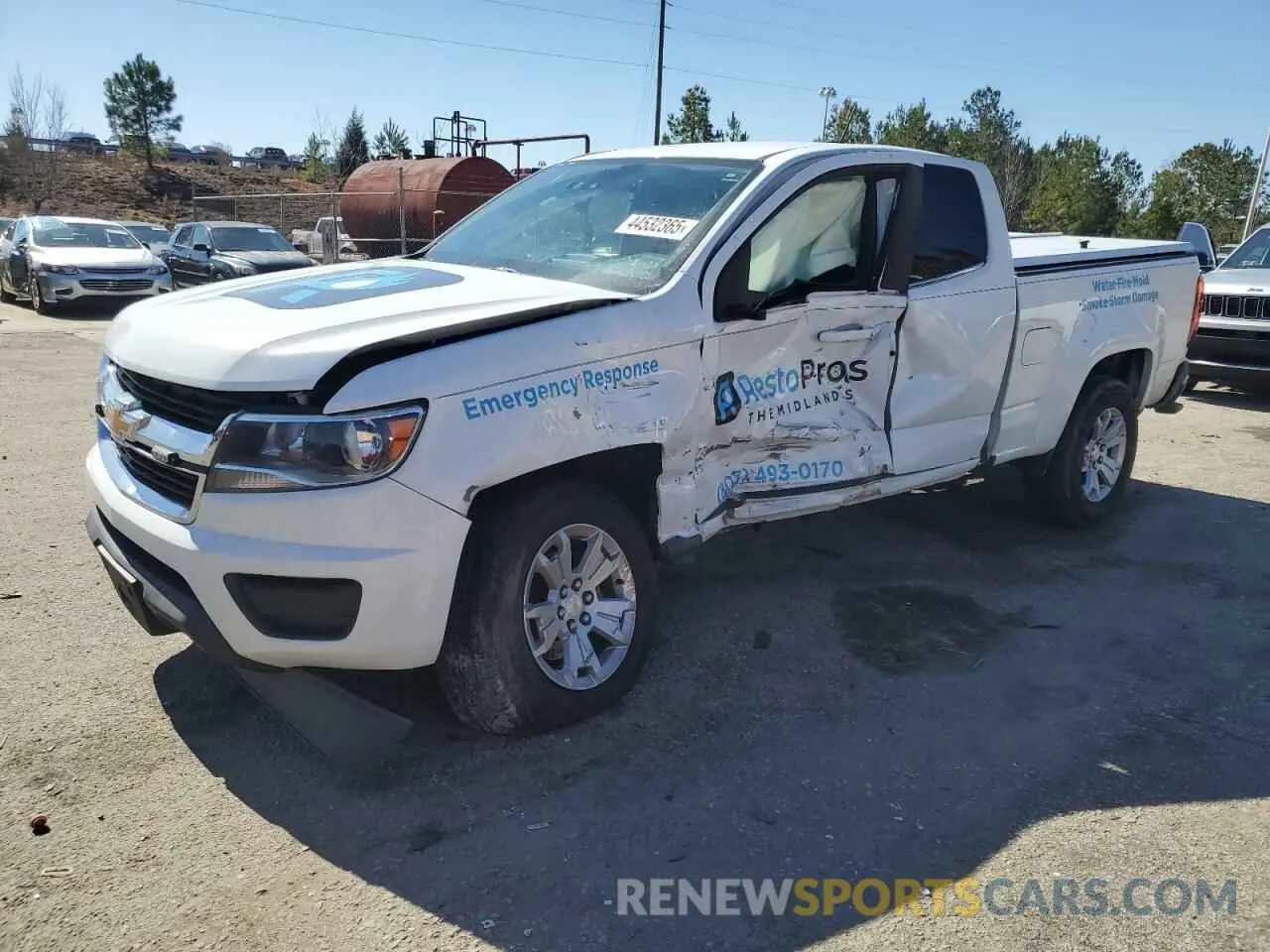 1 fotografías del automóvil dañado 1GCHSCEAXL1167285 CHEVROLET COLORADO 2020