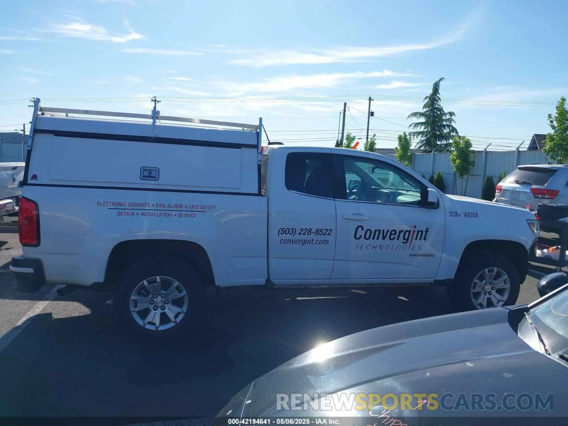 14 fotografías del automóvil dañado 1GCHSCENXL1168004 CHEVROLET COLORADO 2020