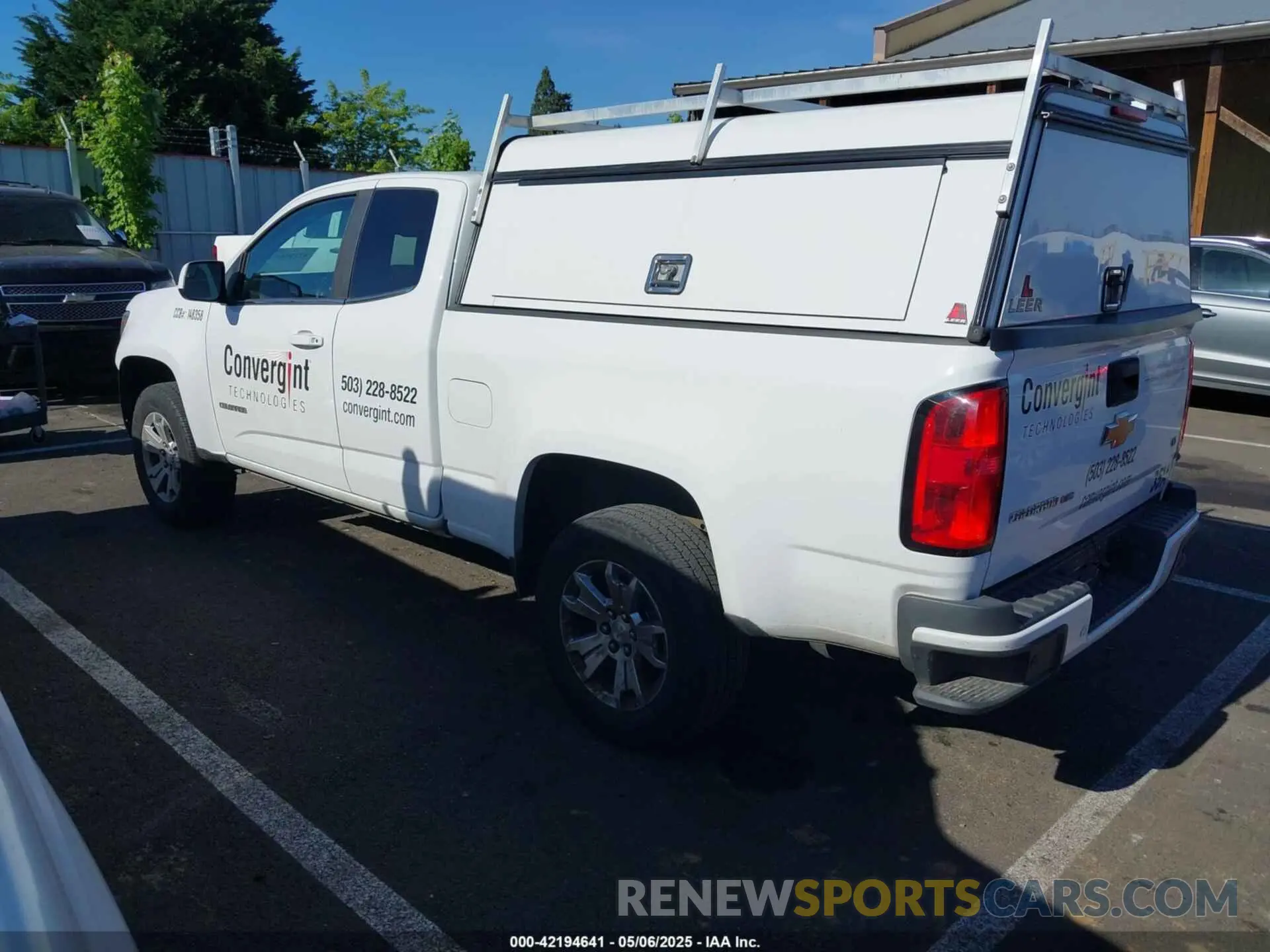 3 fotografías del automóvil dañado 1GCHSCENXL1168004 CHEVROLET COLORADO 2020