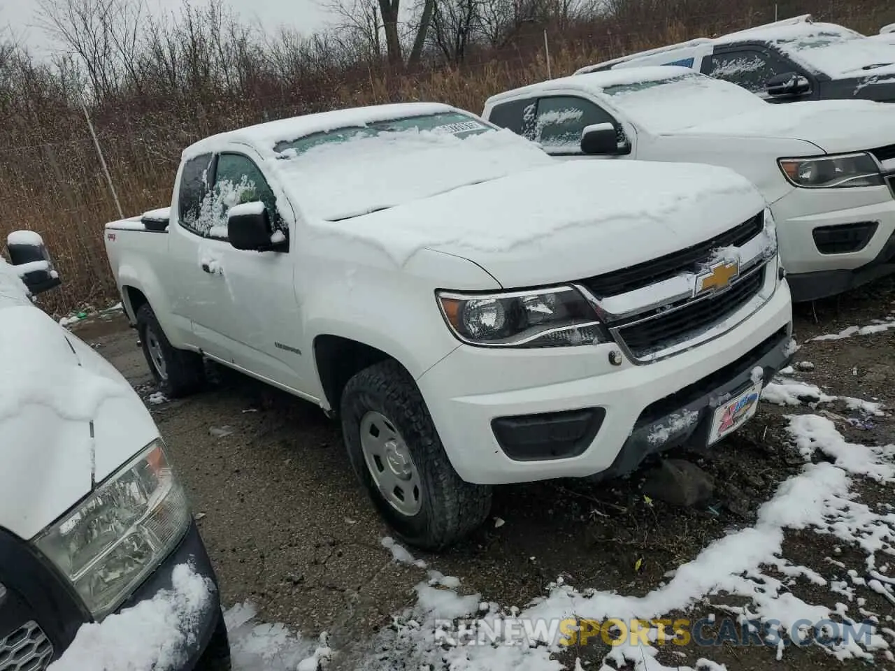 4 fotografías del automóvil dañado 1GCHTBEA3L1238995 CHEVROLET COLORADO 2020