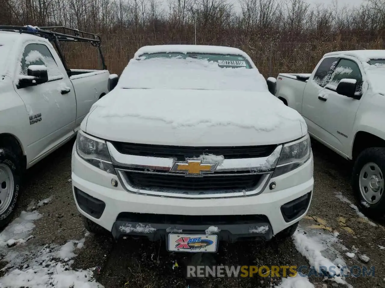 5 fotografías del automóvil dañado 1GCHTBEA3L1238995 CHEVROLET COLORADO 2020