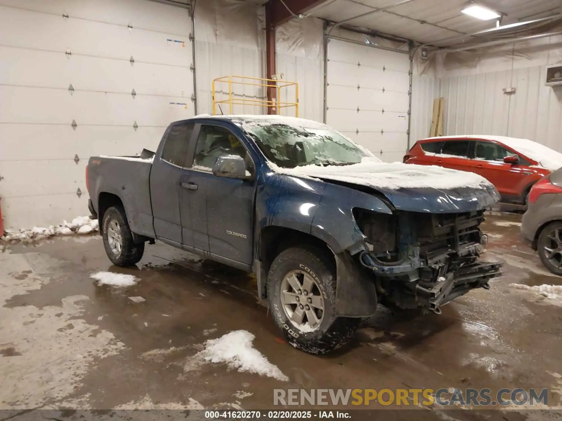 1 fotografías del automóvil dañado 1GCHTBEA5L1114663 CHEVROLET COLORADO 2020