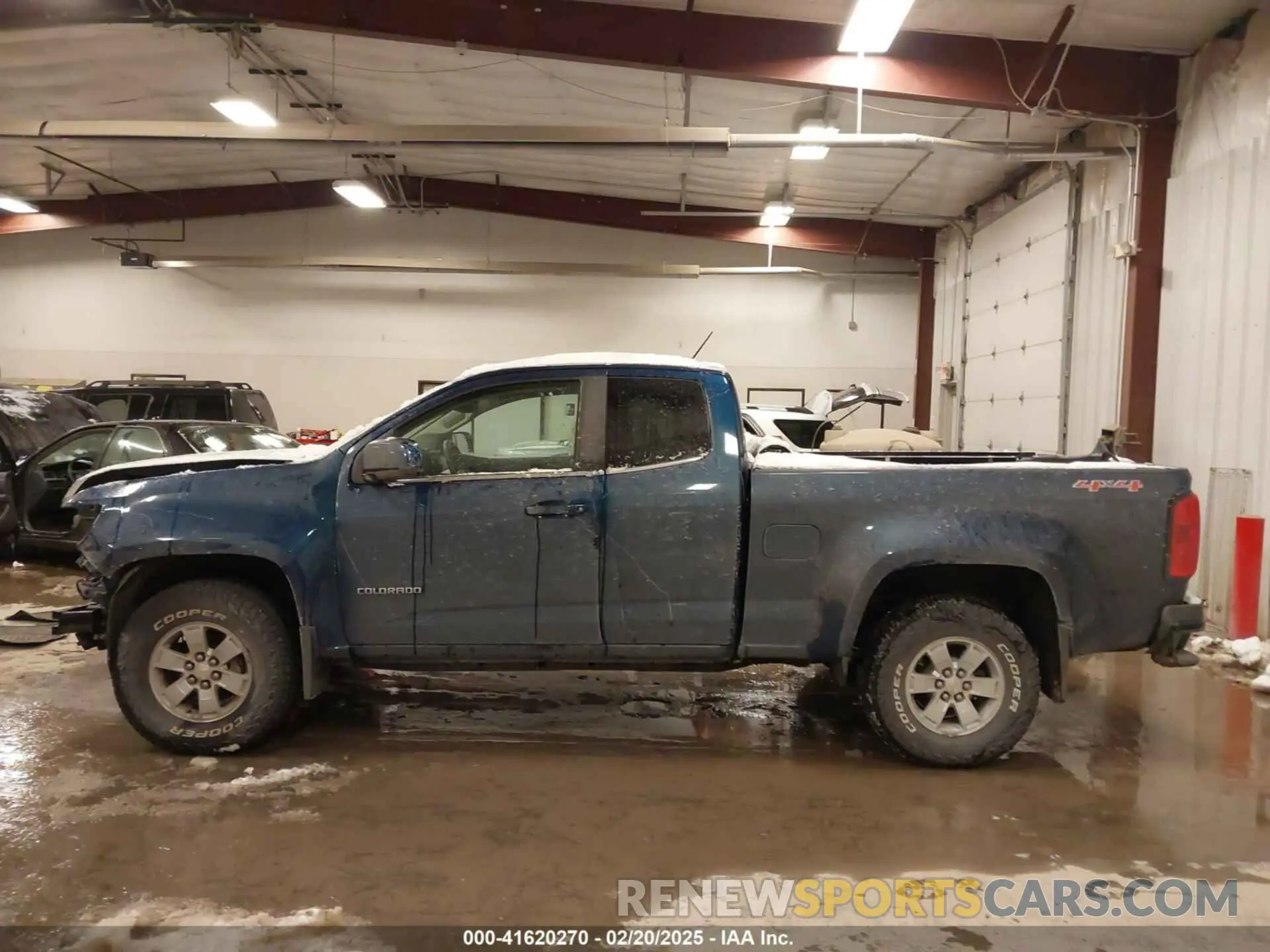 14 fotografías del automóvil dañado 1GCHTBEA5L1114663 CHEVROLET COLORADO 2020