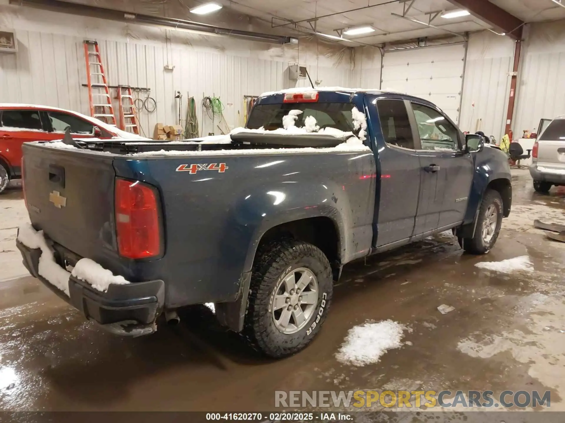 4 fotografías del automóvil dañado 1GCHTBEA5L1114663 CHEVROLET COLORADO 2020