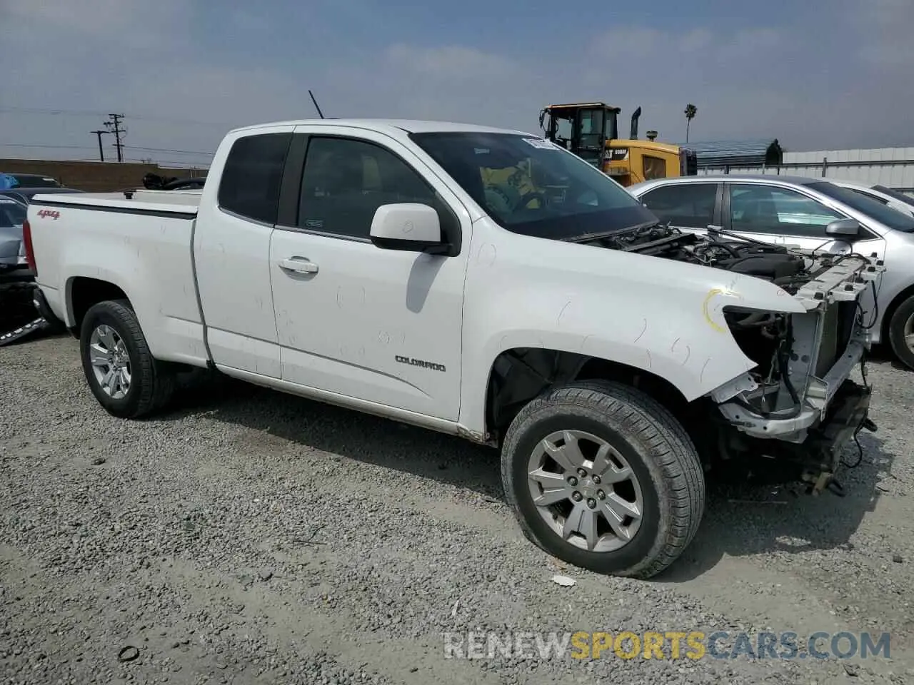4 fotografías del automóvil dañado 1GCHTCEA3L1181820 CHEVROLET COLORADO 2020