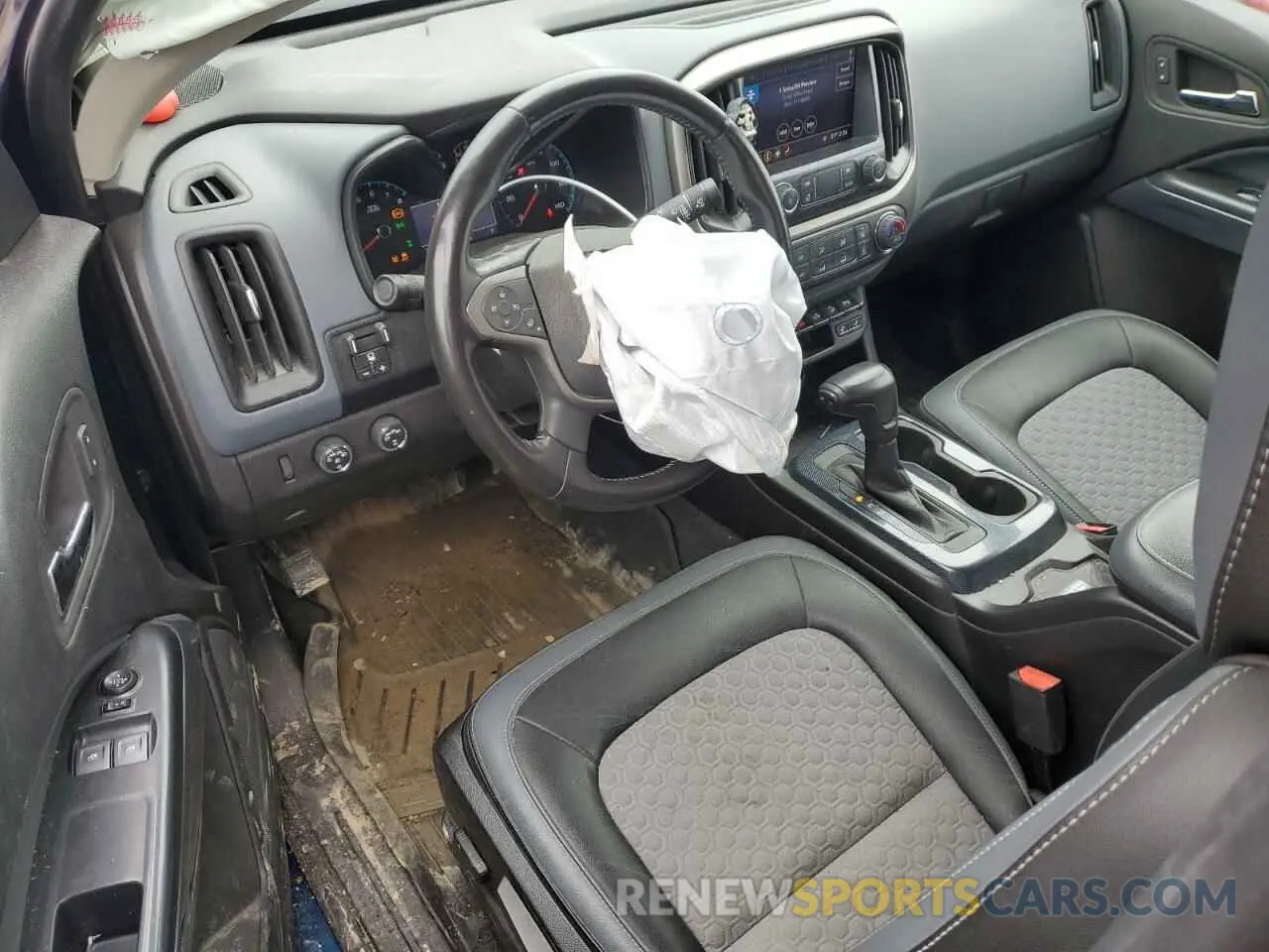8 fotografías del automóvil dañado 1GCHTDEN7L1140874 CHEVROLET COLORADO 2020
