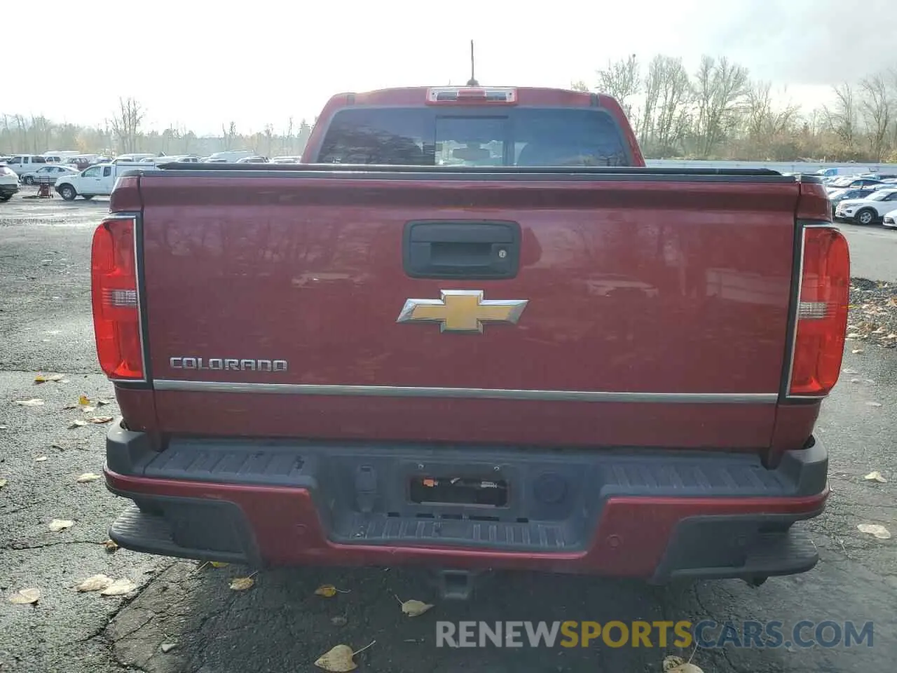 6 fotografías del automóvil dañado 1GCPTDE11L1127756 CHEVROLET COLORADO 2020