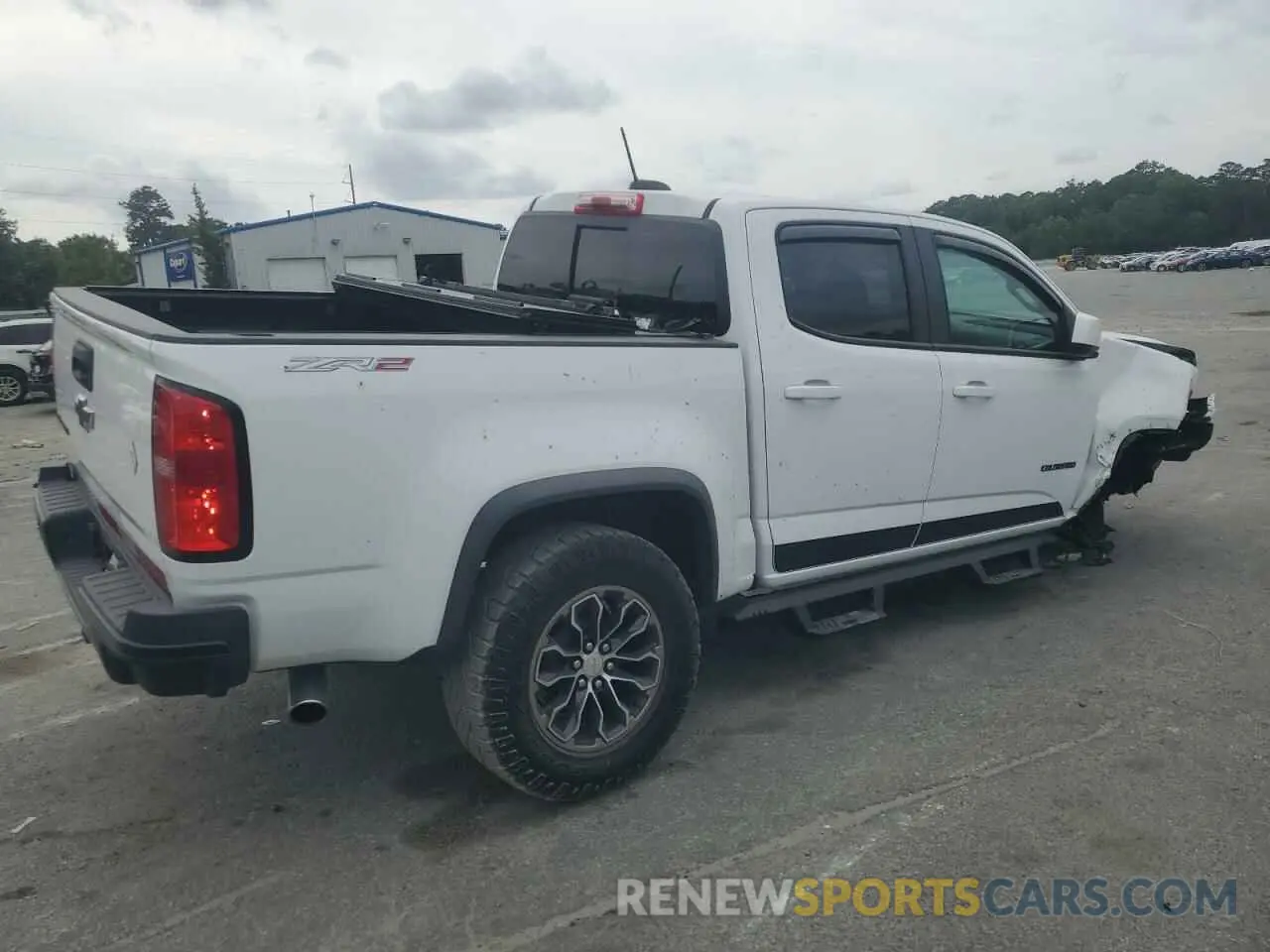 3 fotografías del automóvil dañado 1GCPTEE13L1154592 CHEVROLET COLORADO 2020