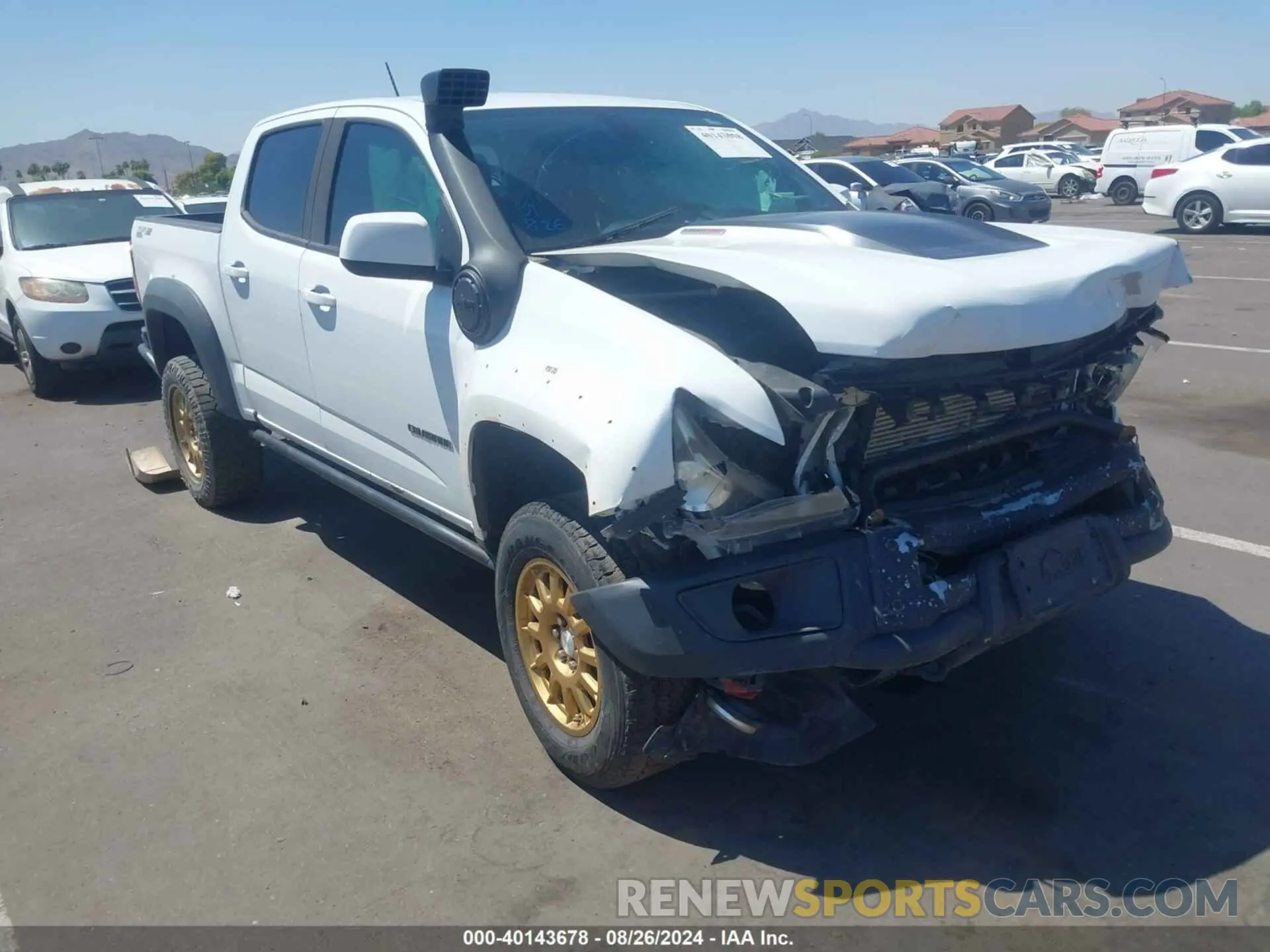 1 fotografías del automóvil dañado 1GCPTEE19L1113433 CHEVROLET COLORADO 2020