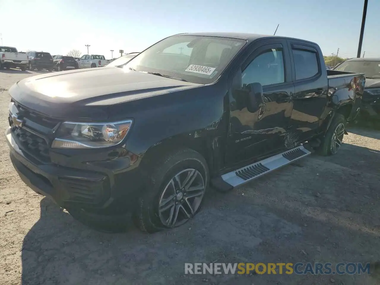 1 fotografías del automóvil dañado 1GCGSBEA3M1204491 CHEVROLET COLORADO 2021
