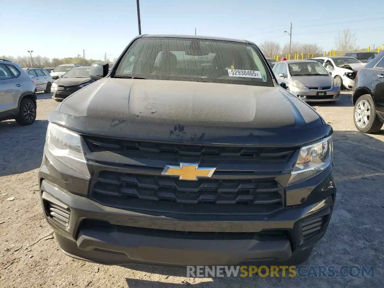 5 fotografías del automóvil dañado 1GCGSBEA3M1204491 CHEVROLET COLORADO 2021