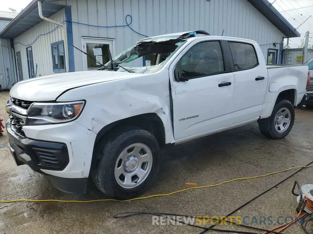 1 fotografías del automóvil dañado 1GCGSBEA3M1273469 CHEVROLET COLORADO 2021
