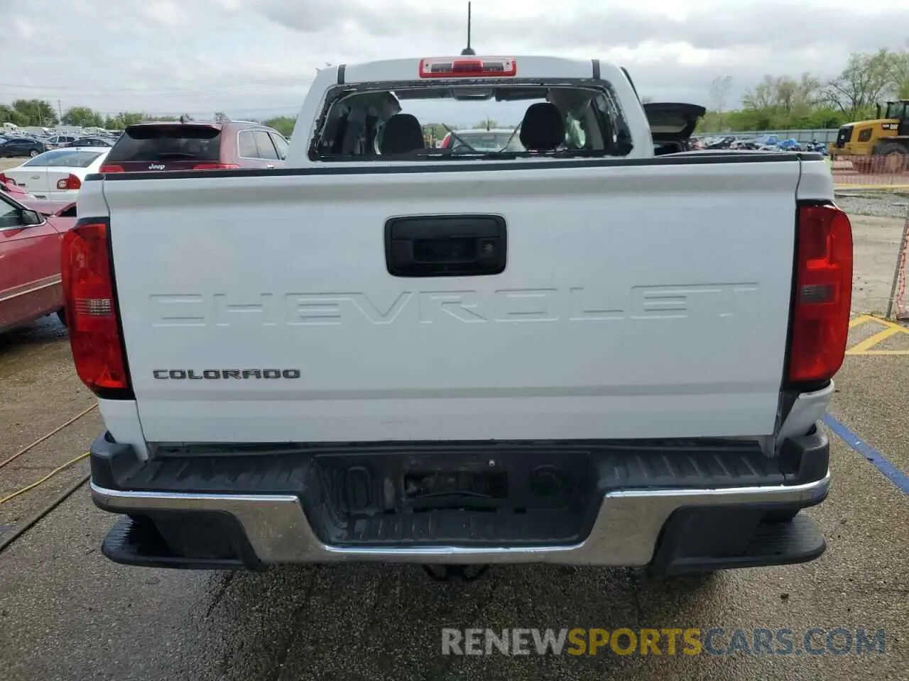 6 fotografías del automóvil dañado 1GCGSBEA3M1273469 CHEVROLET COLORADO 2021