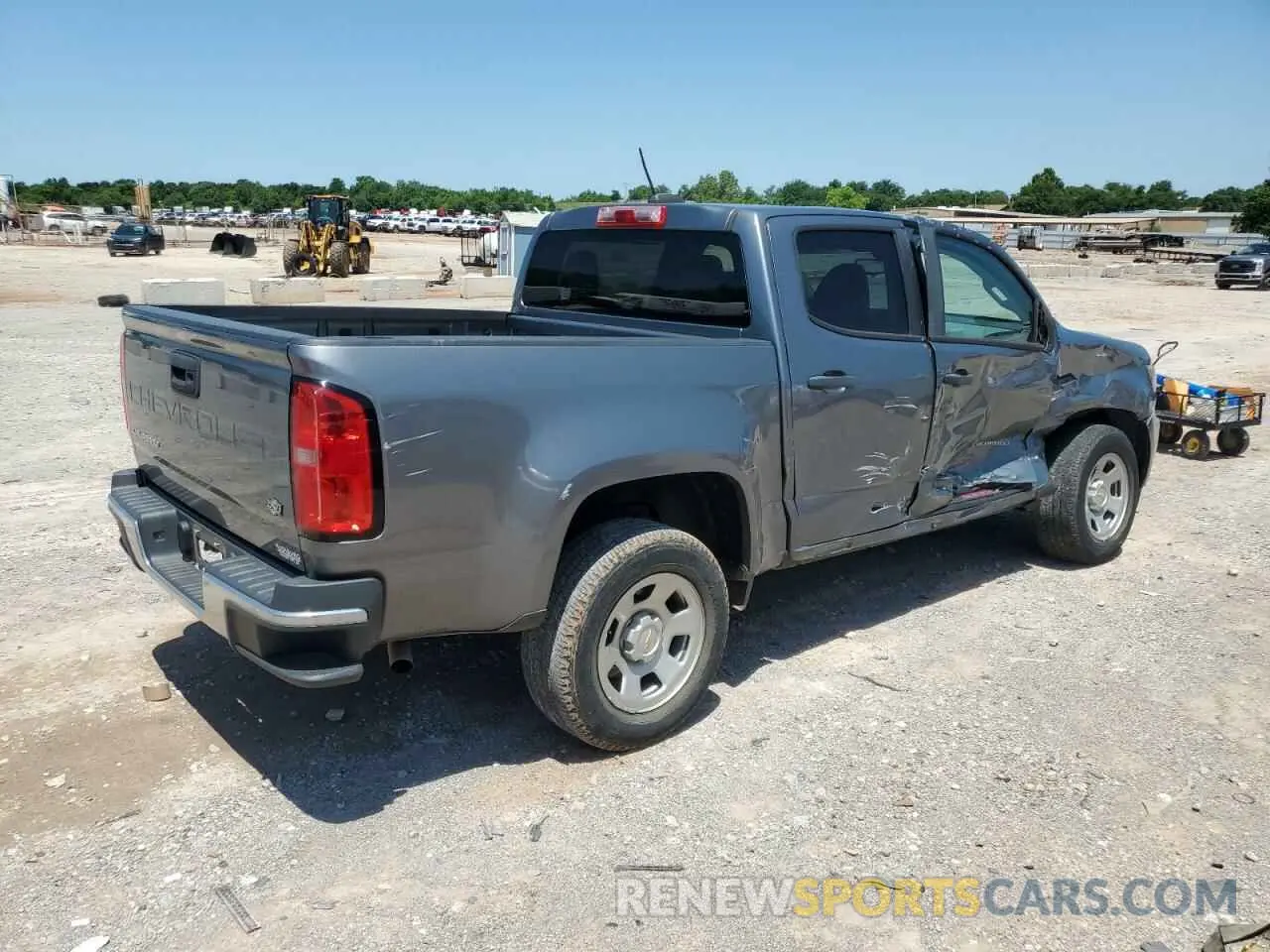 3 fotografías del automóvil dañado 1GCGSBEA4M1107459 CHEVROLET COLORADO 2021
