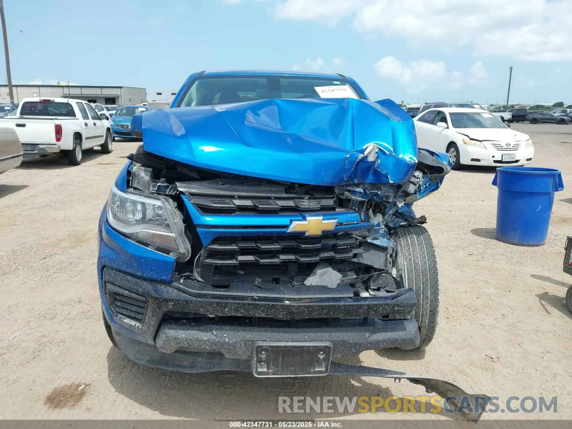 12 fotografías del automóvil dañado 1GCGSBEA4M1193596 CHEVROLET COLORADO 2021
