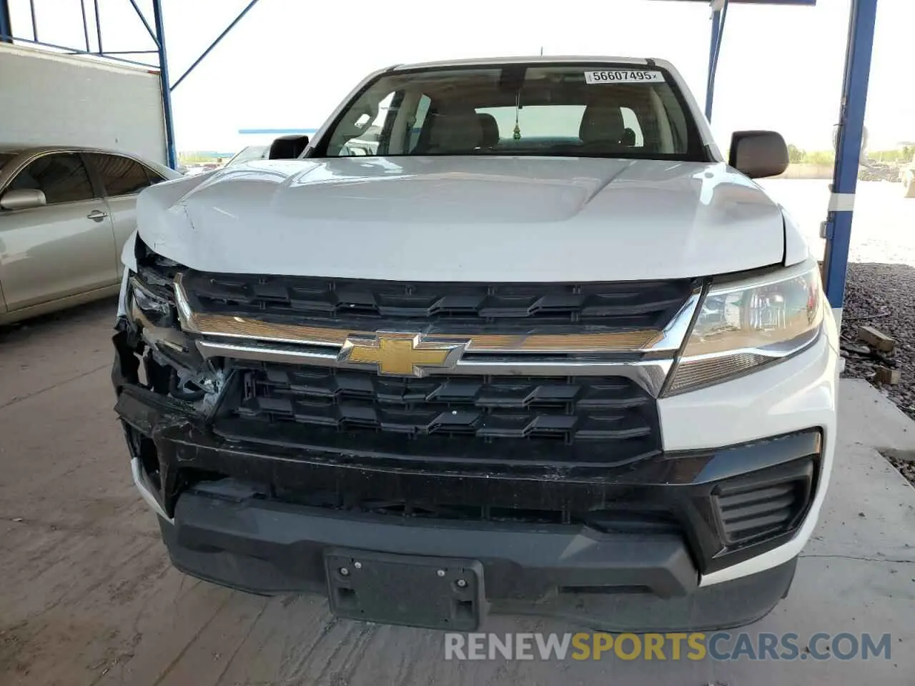 5 fotografías del automóvil dañado 1GCGSBEA6M1106653 CHEVROLET COLORADO 2021