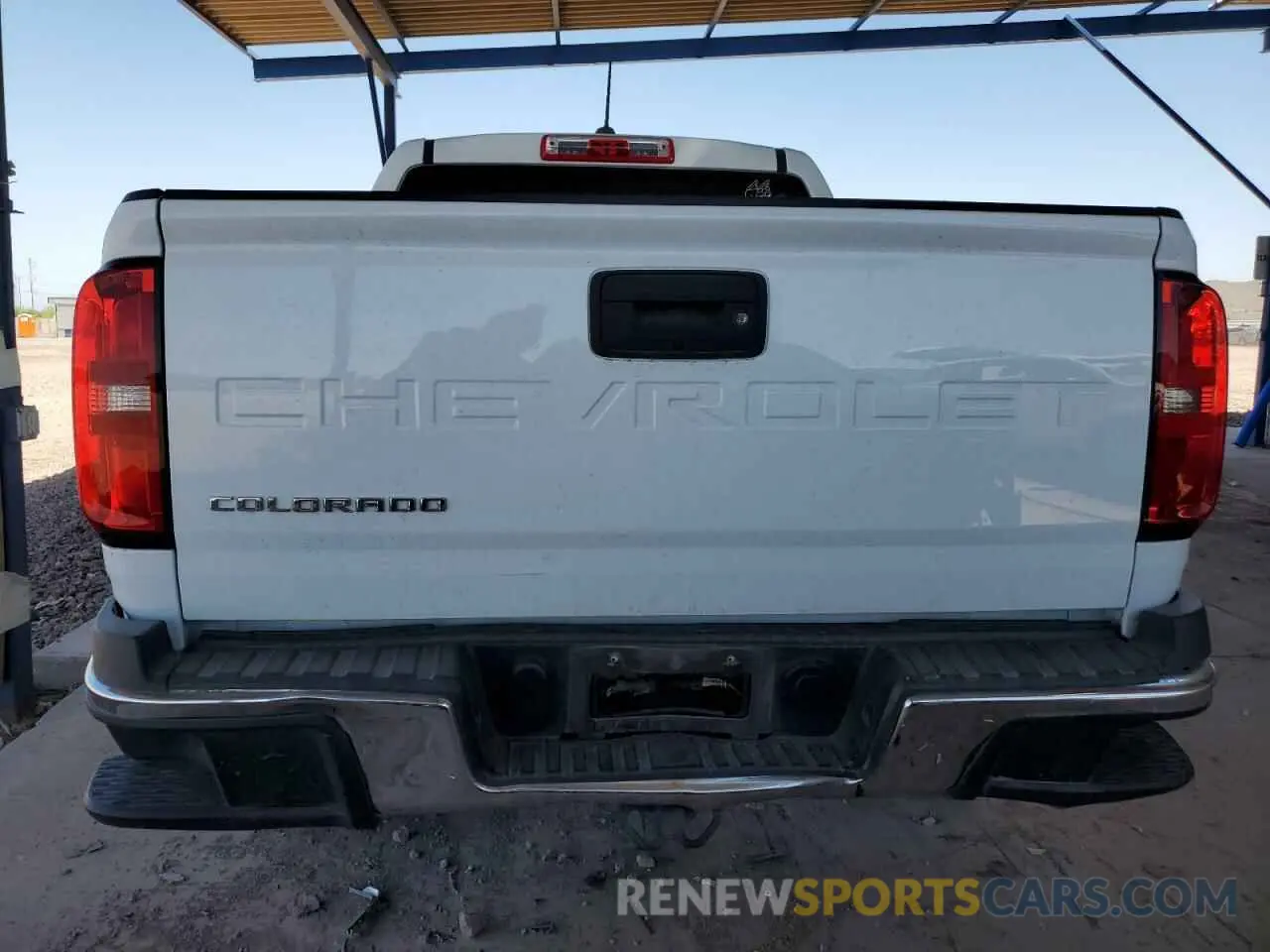 6 fotografías del automóvil dañado 1GCGSBEA6M1106653 CHEVROLET COLORADO 2021