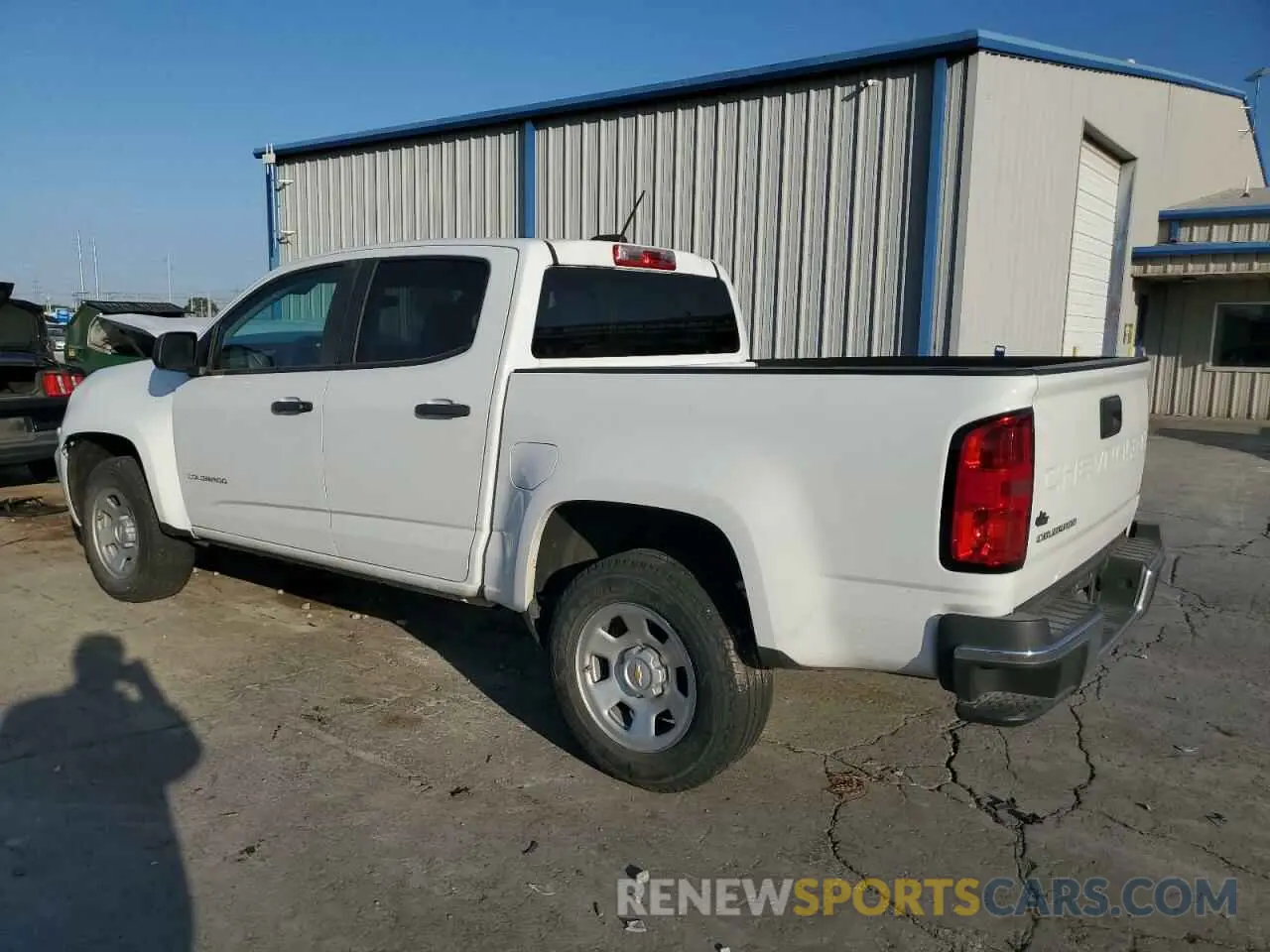 2 fotografías del automóvil dañado 1GCGSBEA7M1183791 CHEVROLET COLORADO 2021