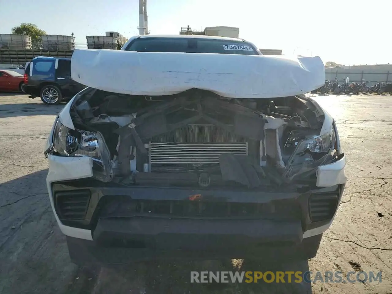 5 fotografías del automóvil dañado 1GCGSBEA7M1183791 CHEVROLET COLORADO 2021