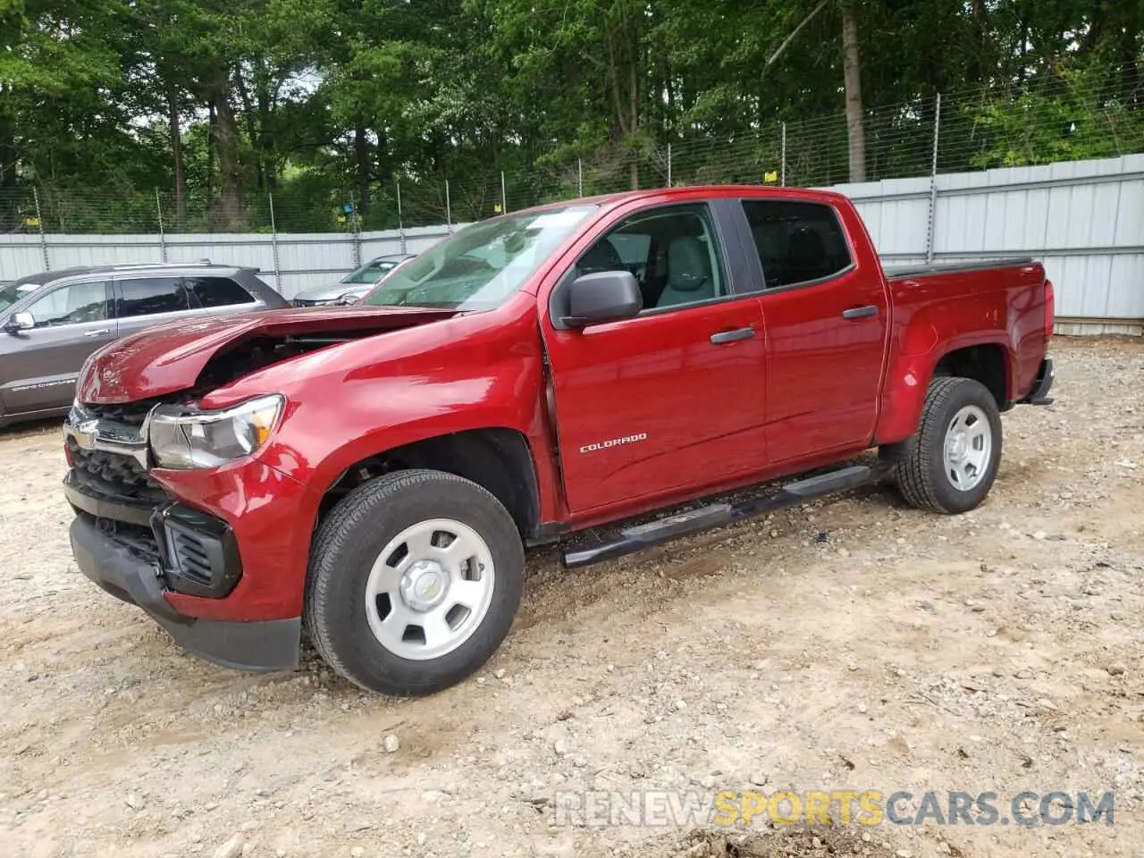 1 fotografías del automóvil dañado 1GCGSBEA9M1293385 CHEVROLET COLORADO 2021
