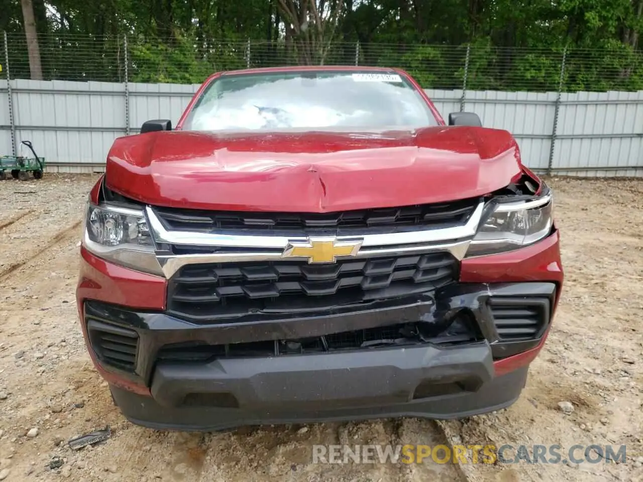 5 fotografías del automóvil dañado 1GCGSBEA9M1293385 CHEVROLET COLORADO 2021