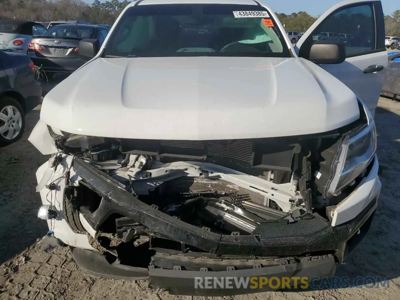 11 fotografías del automóvil dañado 1GCGSBEAXM1188628 CHEVROLET COLORADO 2021