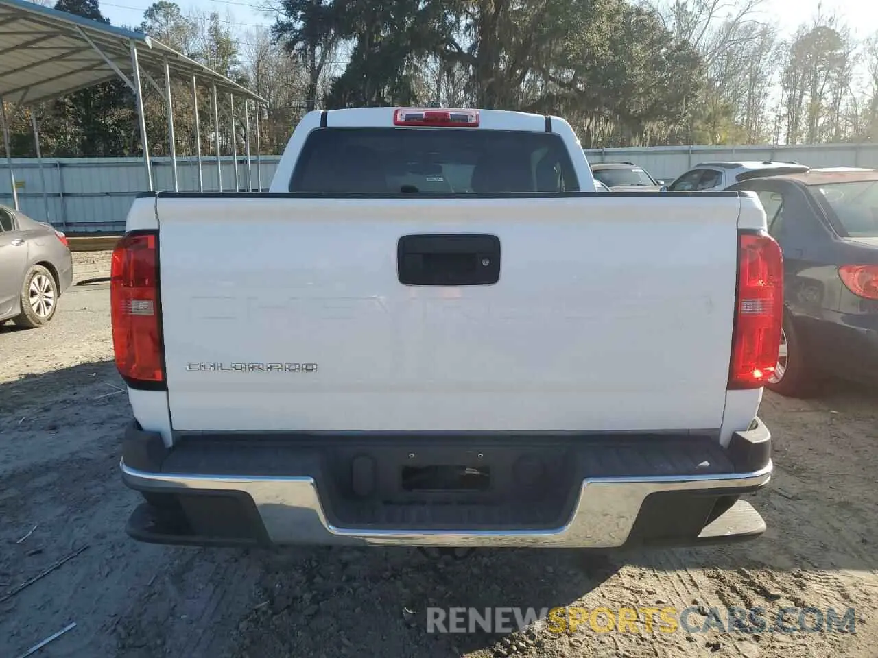 6 fotografías del automóvil dañado 1GCGSBEAXM1188628 CHEVROLET COLORADO 2021