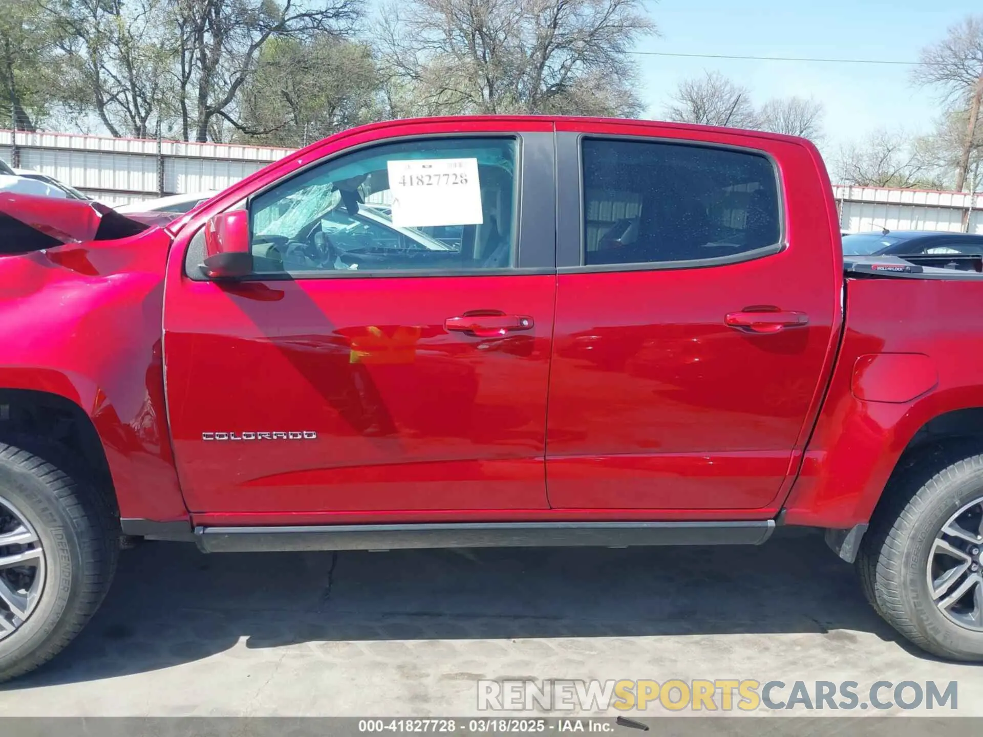14 fotografías del automóvil dañado 1GCGSBEN1M1101105 CHEVROLET COLORADO 2021
