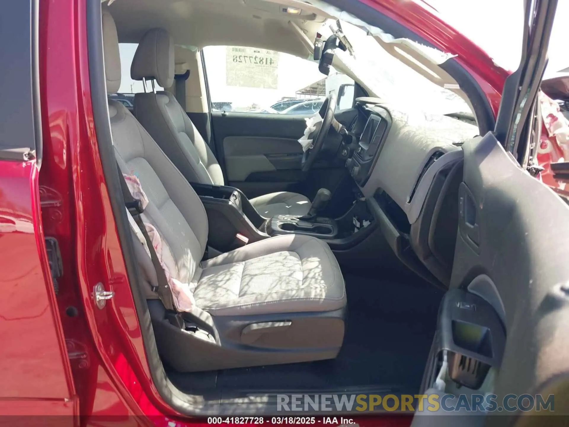 5 fotografías del automóvil dañado 1GCGSBEN1M1101105 CHEVROLET COLORADO 2021