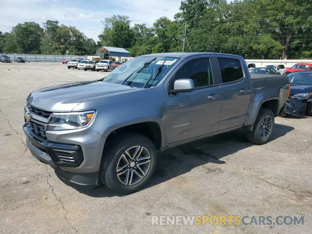 1 fotografías del automóvil dañado 1GCGSBEN5M1125312 CHEVROLET COLORADO 2021