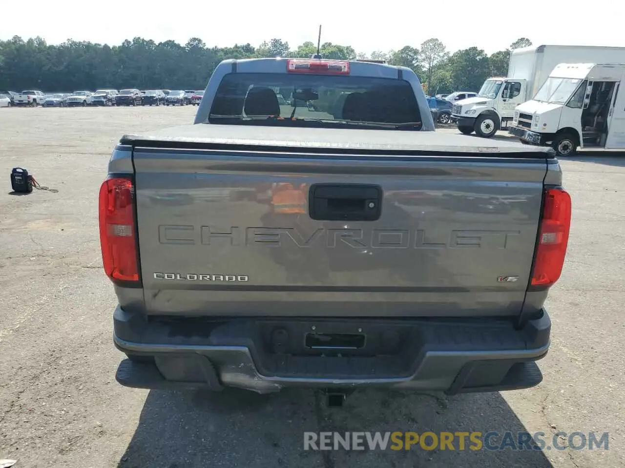 6 fotografías del automóvil dañado 1GCGSBEN5M1125312 CHEVROLET COLORADO 2021