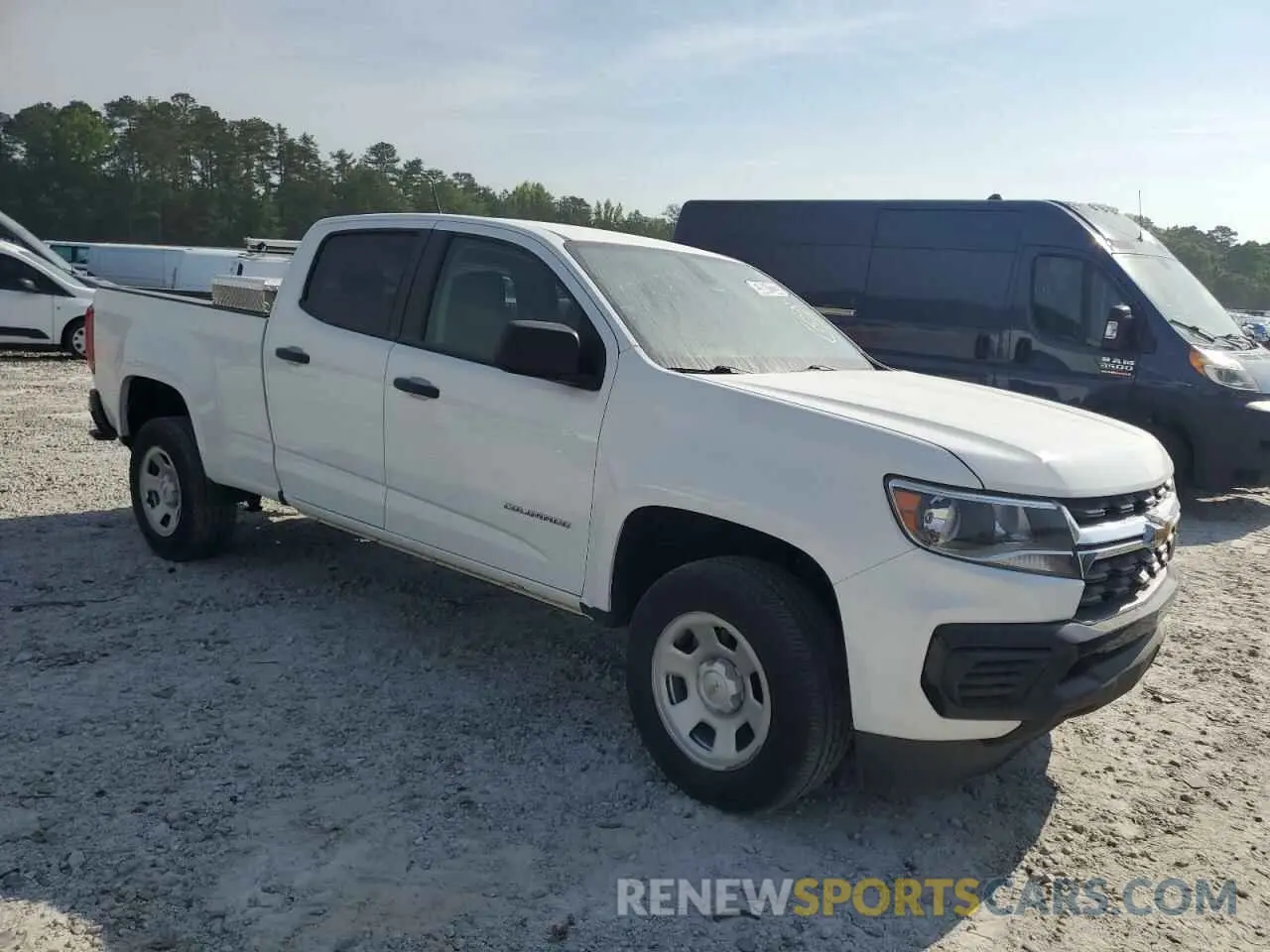 4 fotografías del automóvil dañado 1GCGSBEN5M1279342 CHEVROLET COLORADO 2021