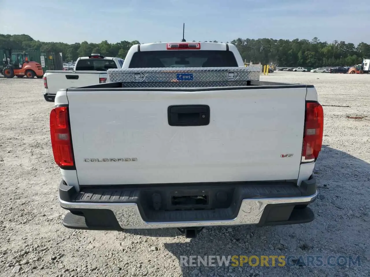 6 fotografías del automóvil dañado 1GCGSBEN5M1279342 CHEVROLET COLORADO 2021