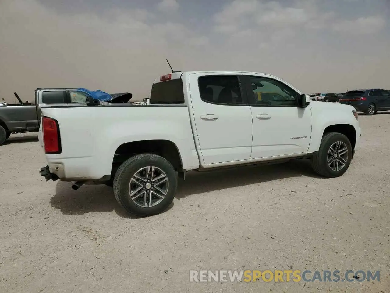 3 fotografías del automóvil dañado 1GCGSBEN6M1187687 CHEVROLET COLORADO 2021
