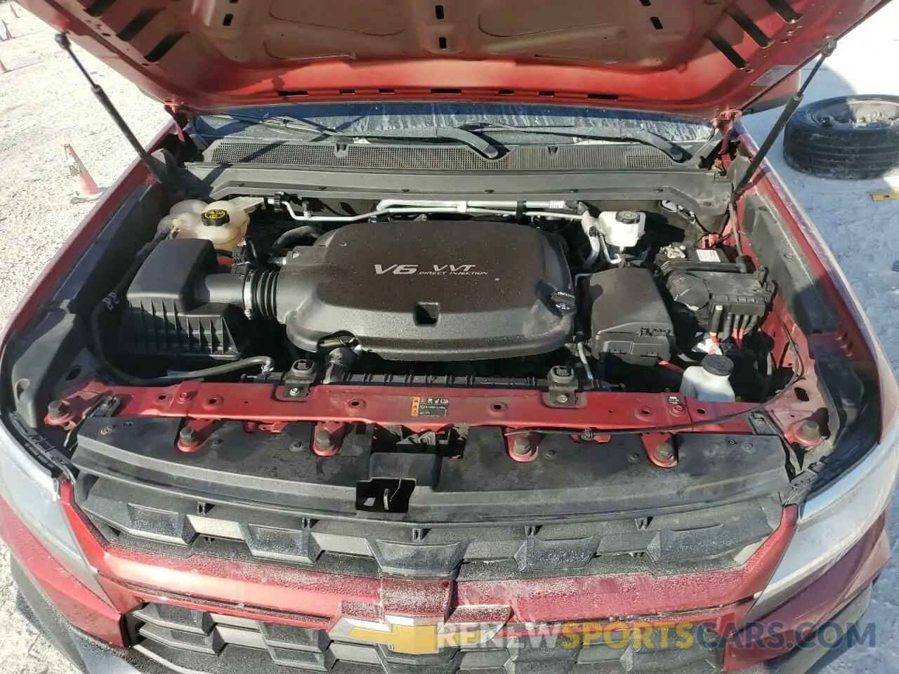 11 fotografías del automóvil dañado 1GCGSBEN7M1188184 CHEVROLET COLORADO 2021