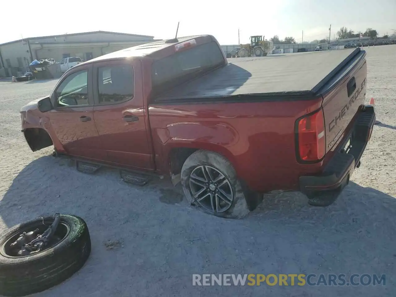 2 fotografías del automóvil dañado 1GCGSBEN7M1188184 CHEVROLET COLORADO 2021