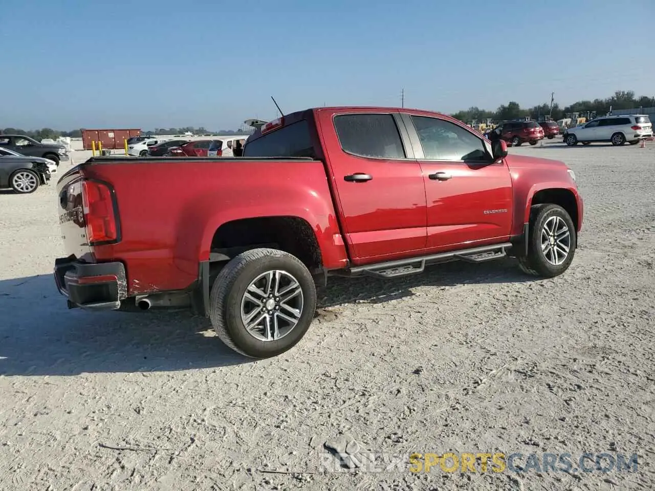 3 fotografías del automóvil dañado 1GCGSBEN7M1188184 CHEVROLET COLORADO 2021