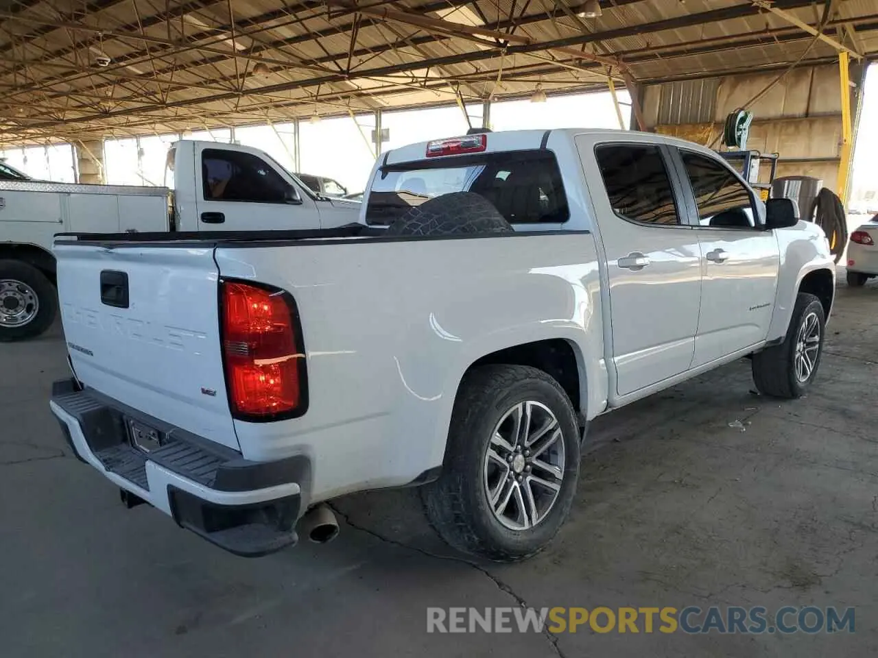 3 fotografías del automóvil dañado 1GCGSBEN7M1251123 CHEVROLET COLORADO 2021