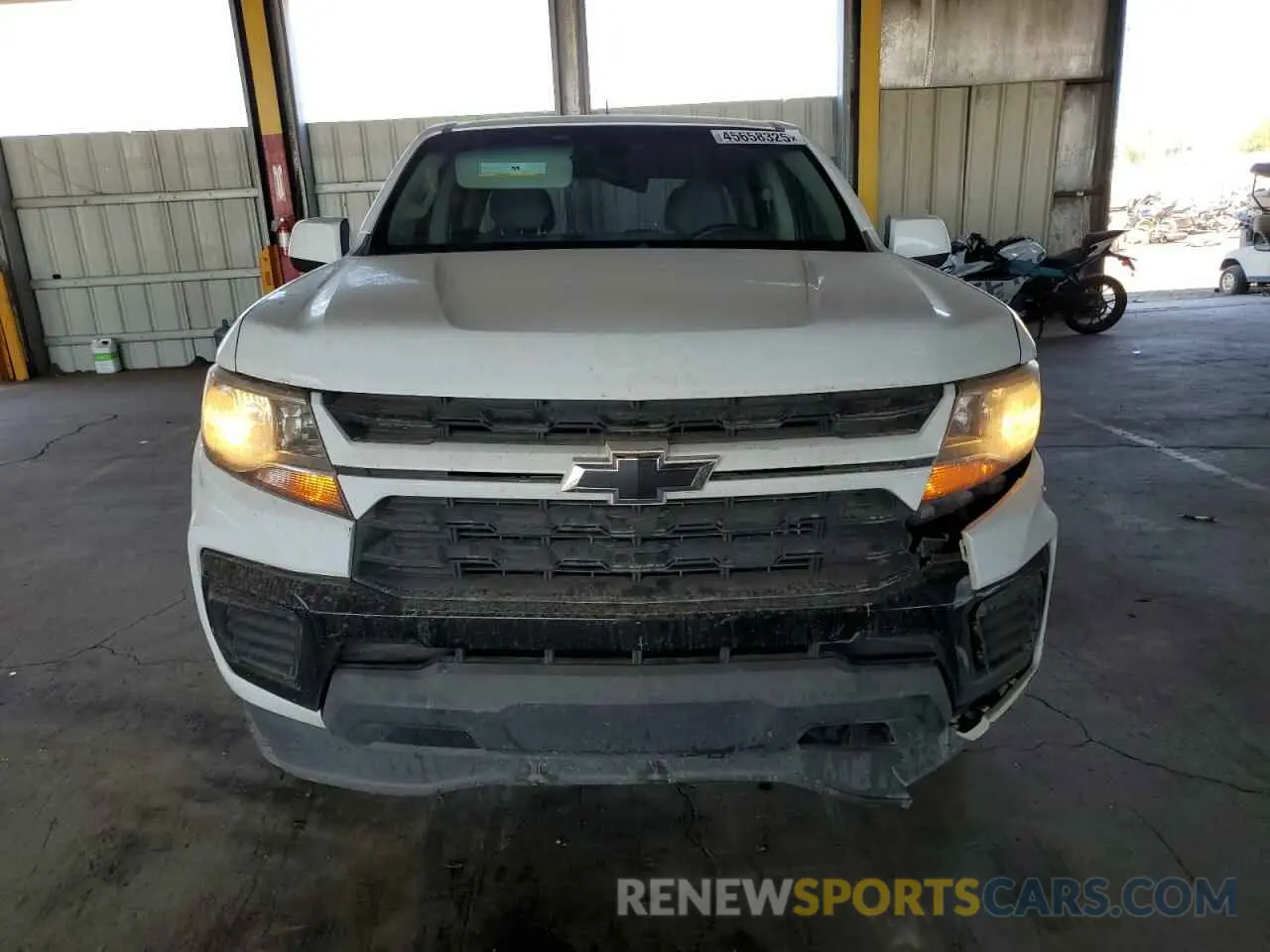 5 fotografías del automóvil dañado 1GCGSBEN7M1251123 CHEVROLET COLORADO 2021