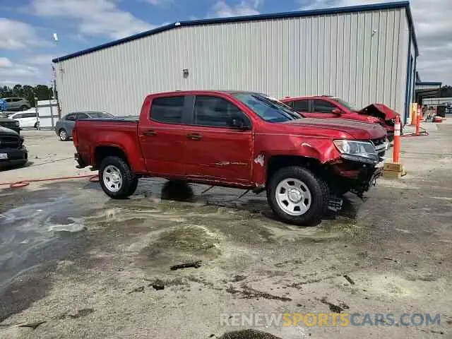 13 fotografías del automóvil dañado 1GCGSBEN8M1214842 CHEVROLET COLORADO 2021