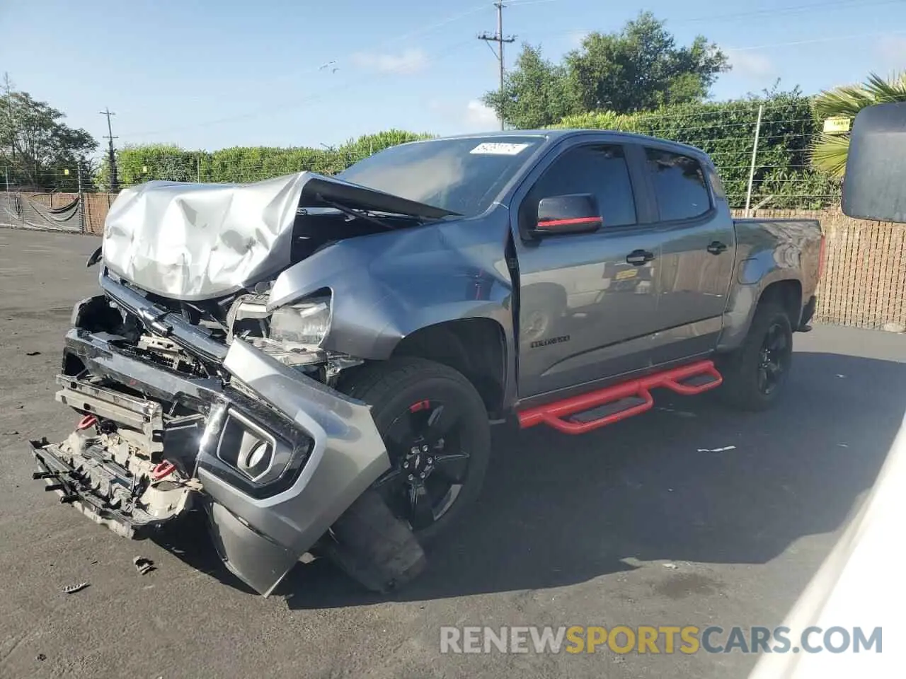 1 fotografías del automóvil dañado 1GCGSCEA3M1120239 CHEVROLET COLORADO 2021
